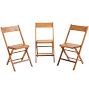 Slatted Oak Folding Chair