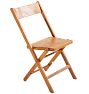 Slatted Oak Folding Chair