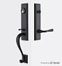 Putman Exterior Octagonal Lever Tube Latch Door Set with Level Bolt, Smart home technology, OB OB Left 2.375