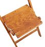 Slatted Oak Folding Chair