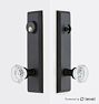 Putman Exterior Crystal Octagonal Door Set with Level Bolt, Smart home technology, OB OB Left 2.375