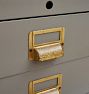Vintage 15-Drawer Industrial Benchtop Cabinet