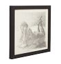 Vintage Female Nude Etching