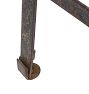Vintage Industrial Angle Steel Stool with Perforated Seat