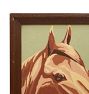 Vintage Paint-by-Numbers Equestrian Portrait