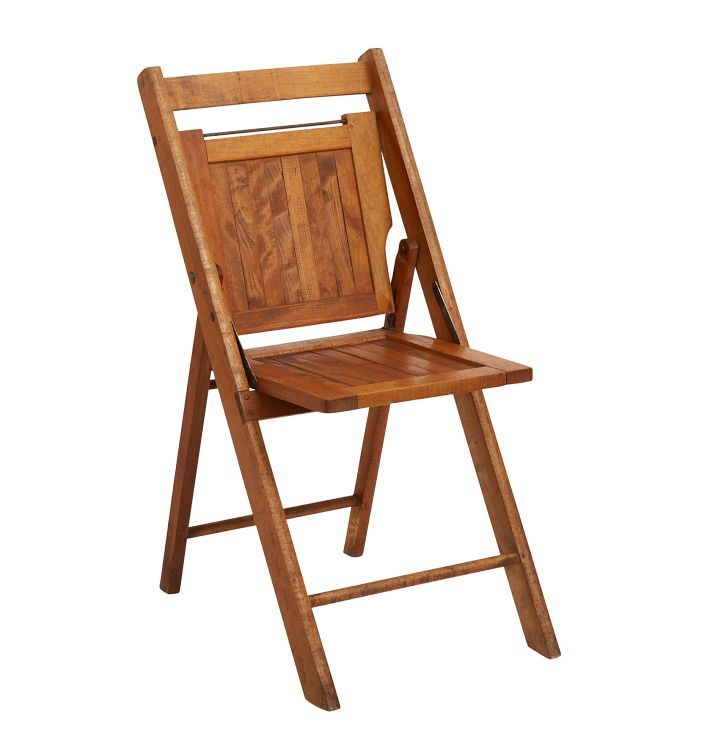 Vintage Maple Folding Chair