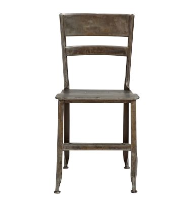 Vintage Industrial Steel Chair