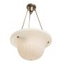 Vintage Classical Revival Glass Bowl Chandelier
