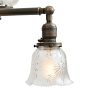 Vintage Classical Revival 2x2 Converted Gas to Electric Chandelier