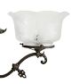 Vintage Classical Revival 2-Arm Converted Gas to Electric Chandelier