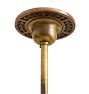 Vintage Romance Revival 5-Light Bare-Bulb Bronze Chandelier
