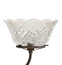 Vintage Victorian 3-Arm Converted Gas to Electric Intricately Cast Chandelier
