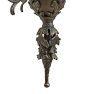 Vintage Victorian 3x3 Converted Gas to Electric Finely Cast Chandelier