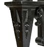 Vintage Traditional Pair of Large Cast Iron Torch Sconces
