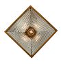 Vintage Industrial Square Mirror Shade Pendant