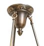 Vintage Classical Revival Glass Bowl Chandelier