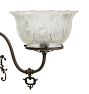 Vintage Victorian 3-Arm Converted Gas to Electric Chandelier