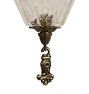 Rose City Pendant with Vintage Etched Glass Diamond Shade