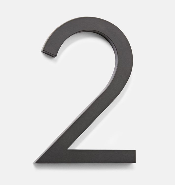 6" Rock Creek House Number - #2