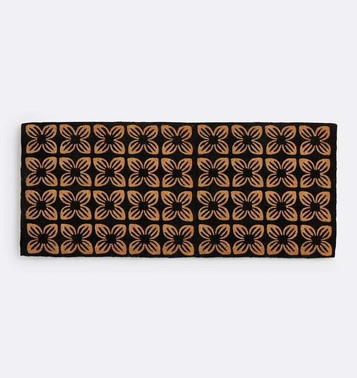 Open Box: Wildwood Coir Doormat, 24" x 57" - Black