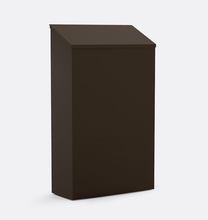Post & Porch City Mailbox, Brown - Locking