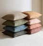 Textured Linen Pillow Cover