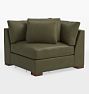 Wrenton Leather Corner Sectional Component - Classic - Davenport Evergreen