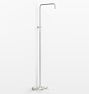 Blair Shower Set Pressure Balance Exposed Trim Cross Handle, Brushed Nickel