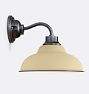 Carson 8" Dome Sconce, Matte Buttercup