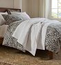 Stitched Belgian Linen Quilt &amp; Shams