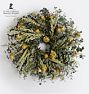 Safflower Fields Dried Wreath, 20"