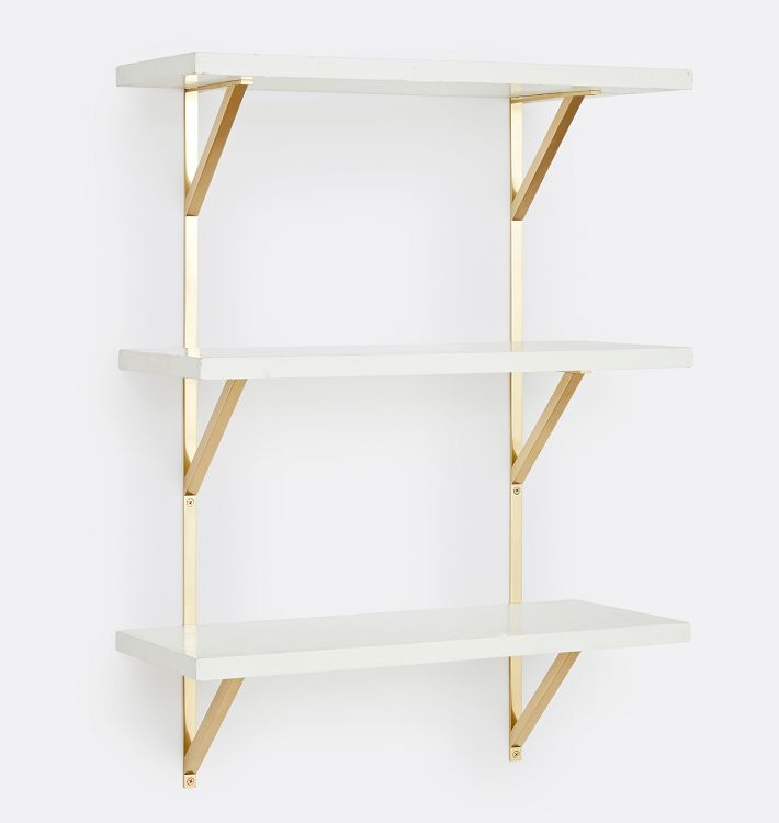 Multi Triple Shelf Set White Ash 1inx10inx24in CP