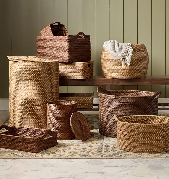 Riu Ribbon rattan basket bag black Rちゃん riu Ribbon rattan basket bag rちゃん