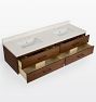 Geneva 72&quot; Wall Mount Double Vanity