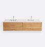 Geneva 72&quot; Wall Mount Double Vanity