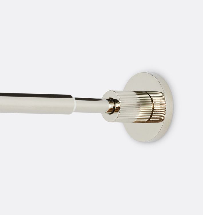 OPEN BOX: Cafe Set Tension Rod, 24-36" - Polished Nickel