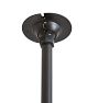 Vintage Industrial Pendant with Painted Aluminum Dome Reflector Shade