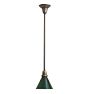 Rose City Pendant with Vintage Green Shade