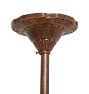 Vintage Art Deco 3-Light Chandelier with Slipper Shade