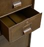 Vintage Industrial Steel Rolling Cabinet