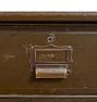 Vintage Industrial Steel Rolling Cabinet