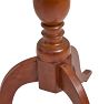 Vintage Traditional Round Side Table with Candlestick Base