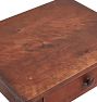 Vintage Traditional Wood Night Stand with Turned Legs