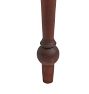 Vintage Traditional Wood Night Stand with Turned Legs