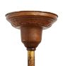 Vintage Classical Revival Bare Bulb Chandelier in Original Polychrome Finish