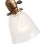 Antique Victorian 2-Arm Pendant with Reeded Body