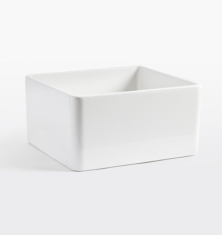 Frost Fireclay Small Kitchen Sink, 20" x 10" x 17-3/8"