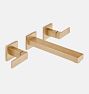 Morro Bay Wall Mount Faucet, Satin Bronze PVD