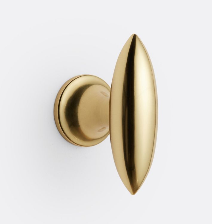 Joan Cabinet Knob, Mini - Aged Brass