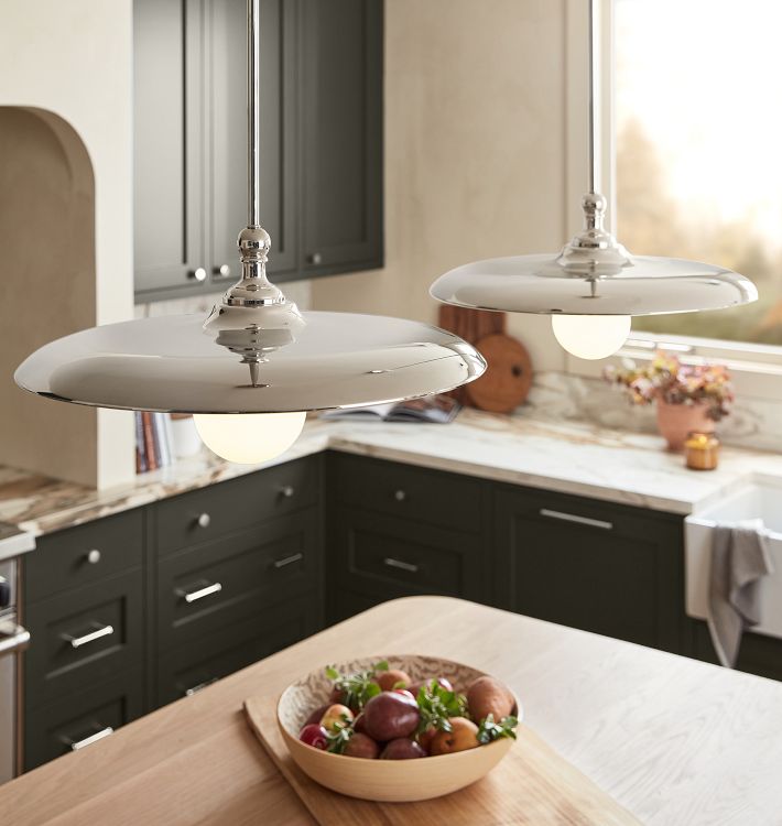 Theo Pendant, Metal Shade